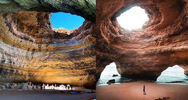 【葡萄牙好去處】岩洞沙灘Benagil Cave 光束映照世外秘景