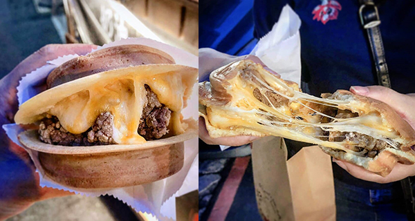 【台灣】鹽酥雞車輪餅 拉絲芝士配搭超創新