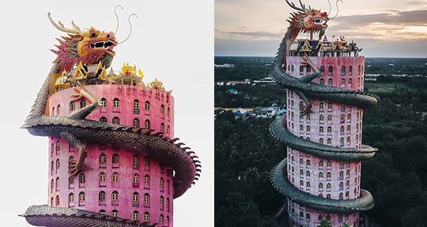 【泰國】蟠龍寺隱世打卡聖地 巨龍裝飾霸氣建築