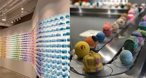 【日本】LUSH原宿概念店 繽紛泡澡球主題超夢幻