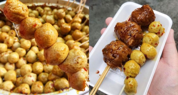 【香港】葵芳小食檔甜辣魚蛋 超巨型蒸牛肉球
