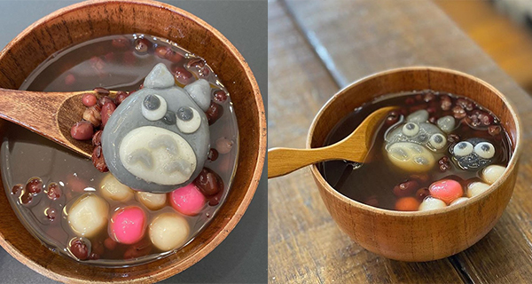 【台灣】手作湯圓紅豆湯 眼仔碌碌龍貓造型勁得意
