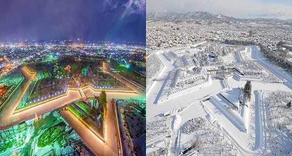 【日本好去處】雪季必訪北海道五稜郭公園 欣賞超壯觀星型堡壘夜景！