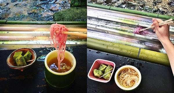【日本美食】京都必食! 貴船神社夏日限定「神社川床流水麵」 簡直透心涼呀~