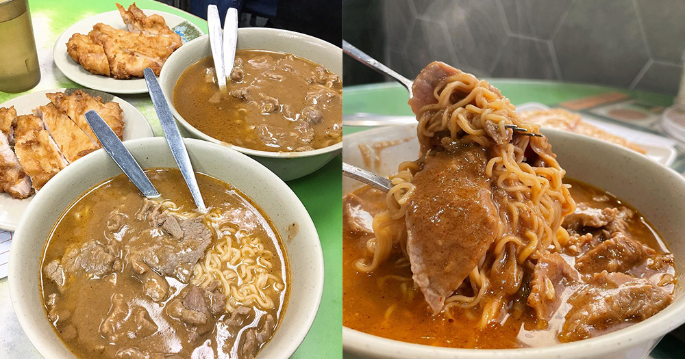 【香港】元朗人氣沙嗲牛肉麵，超香濃沙嗲湯底+必加脆炸豬扒