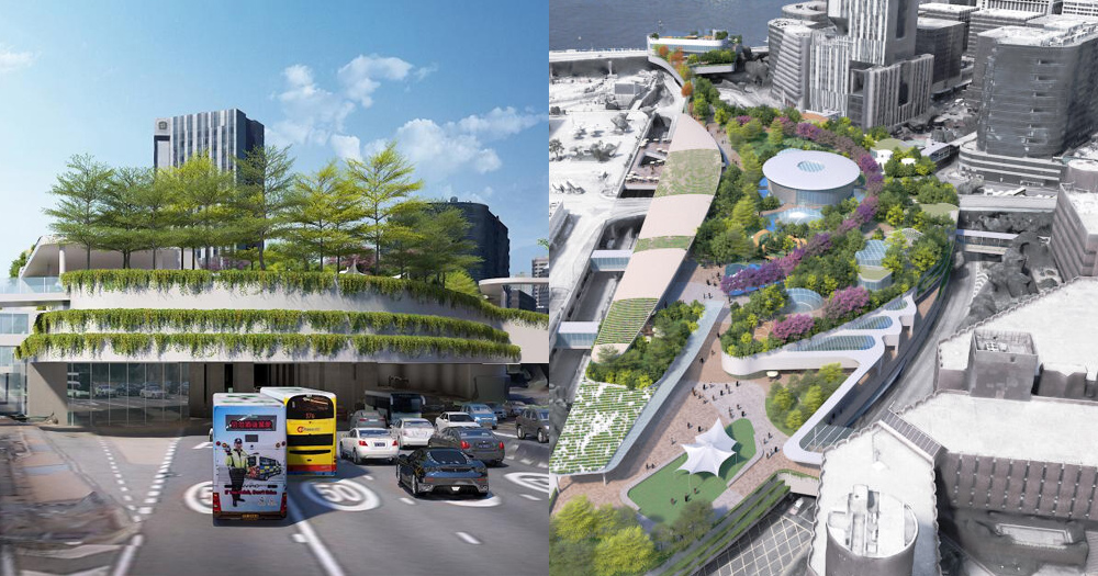 【香港】理大擬紅隧收費廣場上建綠化平台!7個主題區!連接海旁!