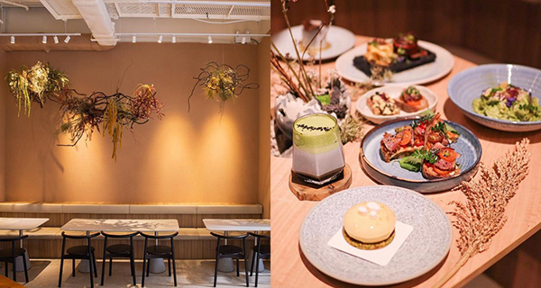 【香港】灣仔花藝佈置餐廳!日式定食+精緻甜品