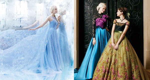 【Japan】Disney Frozen wedding dress series fans will definitely be blessed with happiness!