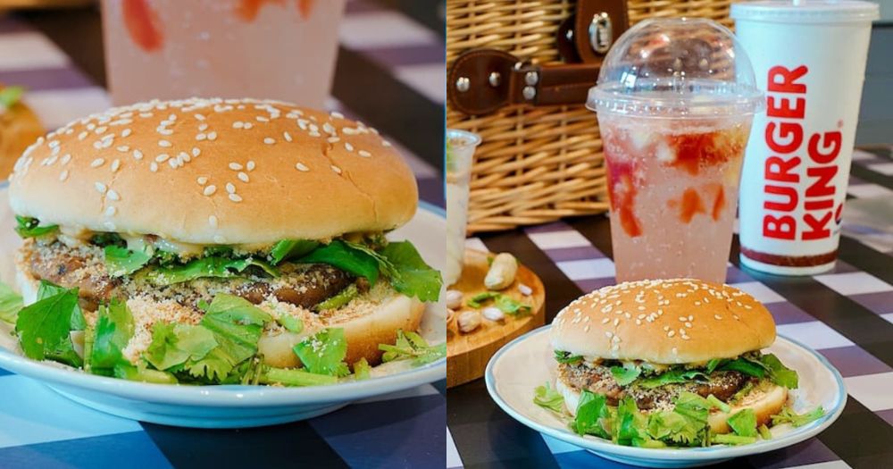 【台灣】地道台灣古早味Ｘ經典美式風味！Burger King新推「花生芫荽刈包烤牛堡」