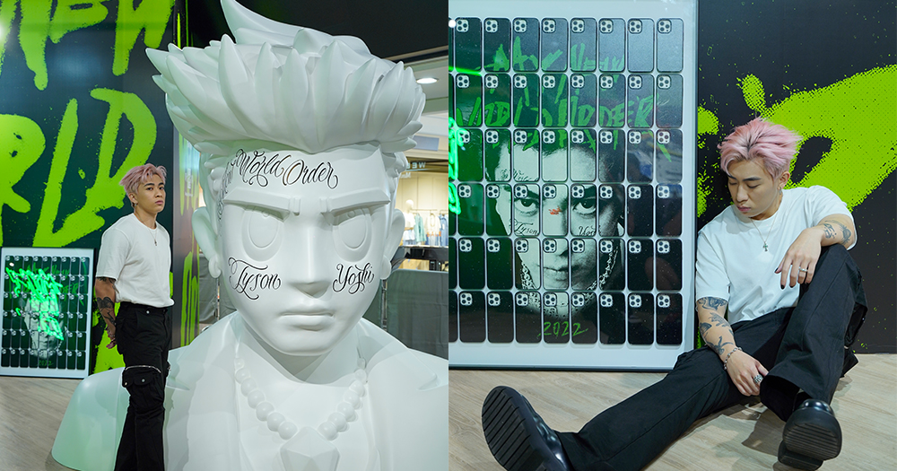 【香港】TYSON YOSHI銅鑼灣個人藝術展！ 巨型頭像藝術品！限定演唱會紀念品