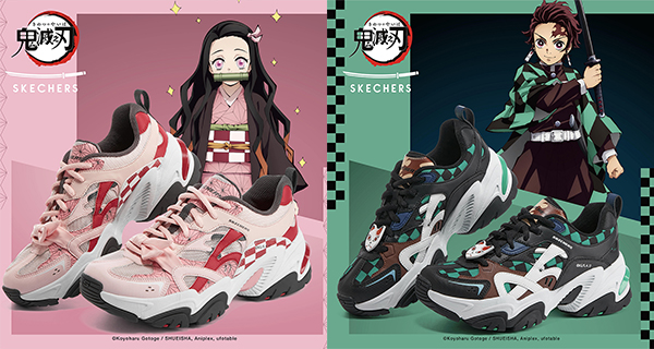 【香港】SKECHERS首度聯乘鬼滅之刃！ 鬼滅迷必搶！四大主角別注版型格鞋款~