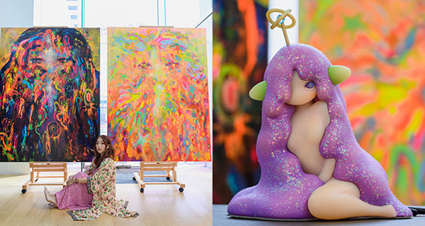 【香港】尖沙咀Pucky畢奇個人畫展,全新抽象風格畫作+會場限定精品