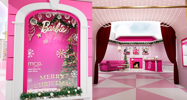 【香港】將軍澳Barbie聖誕夢幻主題裝置，6大打卡位+Barbie收藏系列展覽