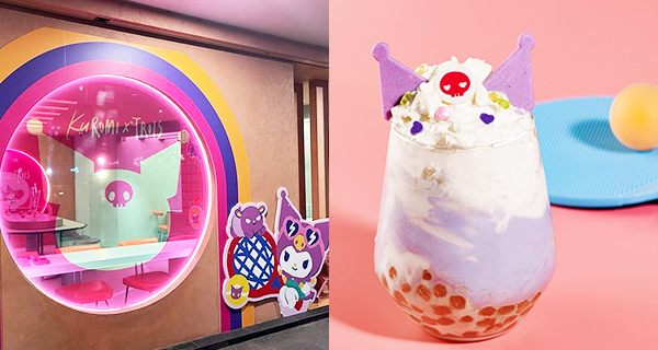 【香港】灣仔期間限定Kuromi主題Cafe,主題美食+多個打卡位