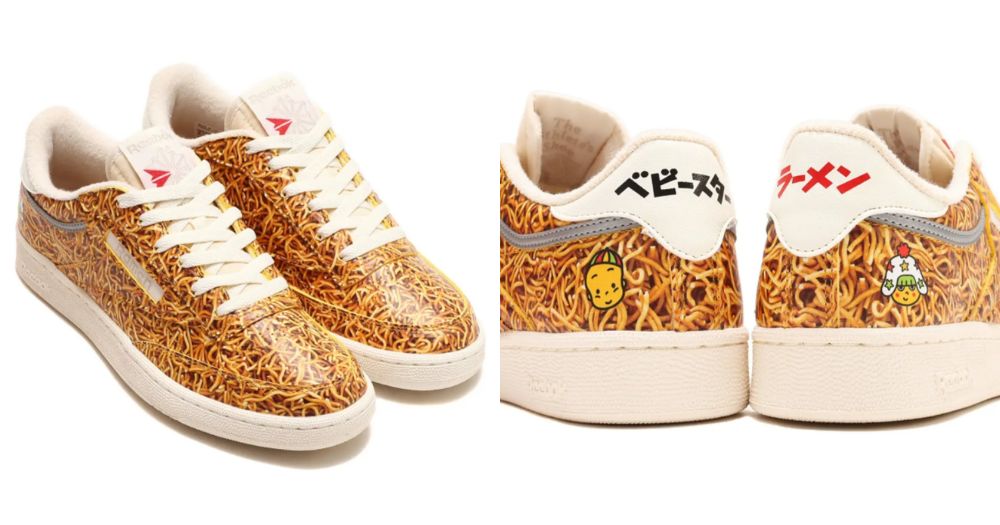 【日本】限定Reebok Club C 鞋!經典童星點心麵圖案潮爆登場!