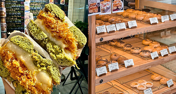 【香港】紅磡Cafe必試爆餡足料Bagel，新出肉鬆麻糬Bagel三文治！