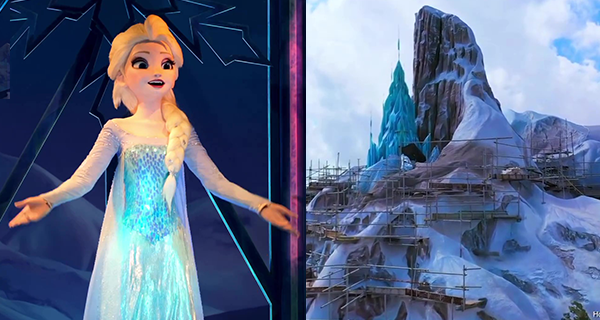 【香港】香港迪士尼Frozen園區基本完工，Elsa生動演繹Let it Go！
