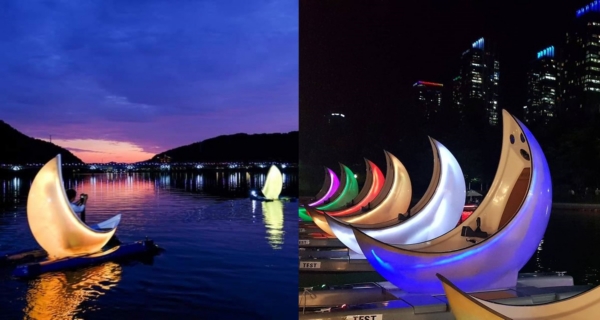 【韓國好去處】仁川浪漫發光月亮船 水上夜遊賞風景！