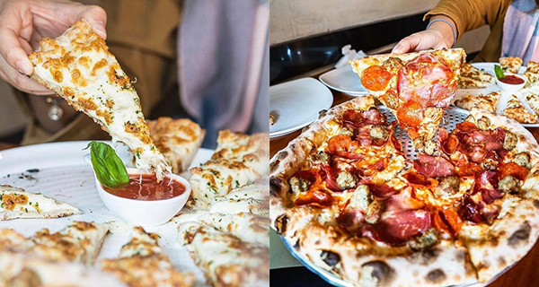 【銅鑼灣美食】人氣手工Pizza，必試香蒜芝士焗麵包！大大塊好足料
