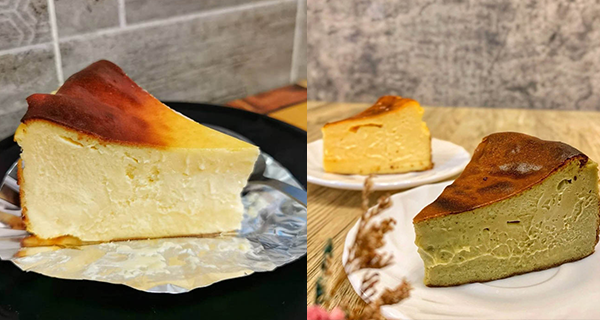 【深水埗美食】餃子店人氣巴斯克芝士蛋糕,半熟流心+焦香綿滑