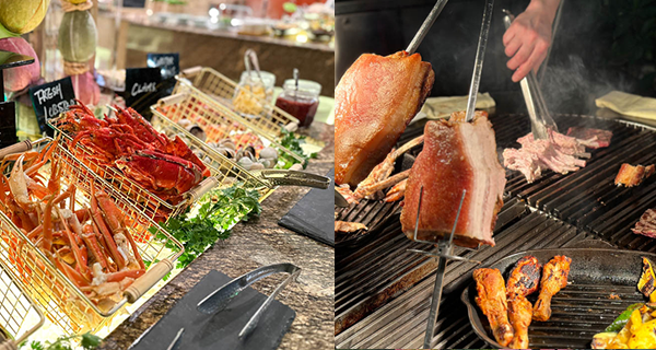 【金鐘美食】港麗酒店咖啡園全新自助晚餐！戶外燒烤區+環球海鮮+即切烤肉