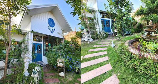 【泰國好去處】清邁庭園藍白小屋Cafe，童話風格+打卡好去處