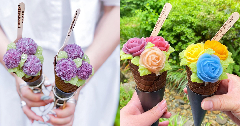 【日本美食】京都大熱限定繡球花雪糕~像真度極高！好IGable~