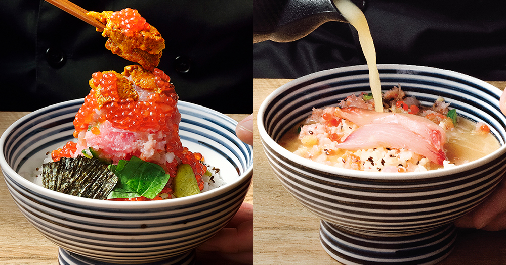 【東涌美食】人氣日本海鮮丼登陸香港,一丼二食+濃郁鯛魚高湯