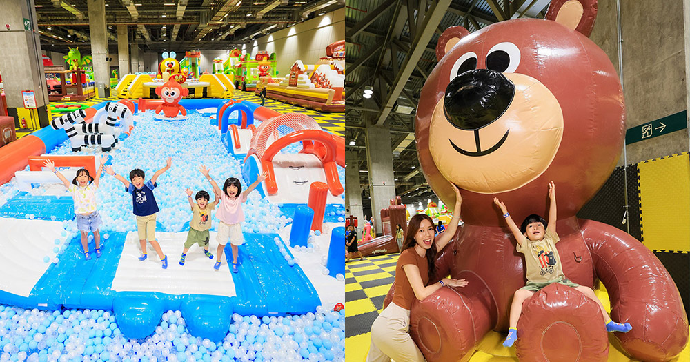 【澳門好去處】首個Jumptopia充氣城堡嘉年華登陸威尼斯人！佔地40,000呎+9個彈跳城堡遊樂區