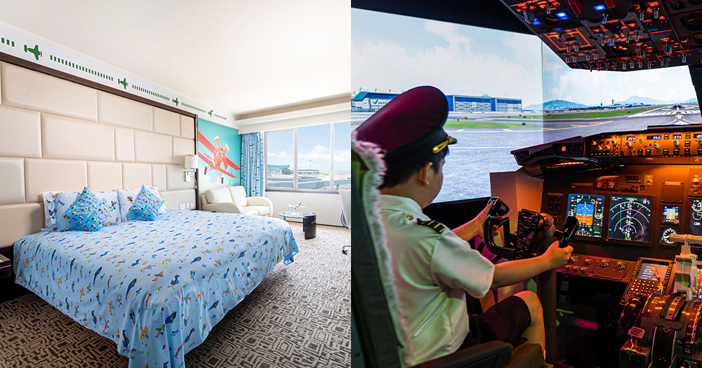 【親子住宿推介】富豪機場酒店飛機主題住宿！模擬機艙駕駛體驗