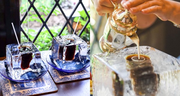 【日本美食】神戶Cafe夏日限定!巨大冰磚咖啡超透心涼啊~