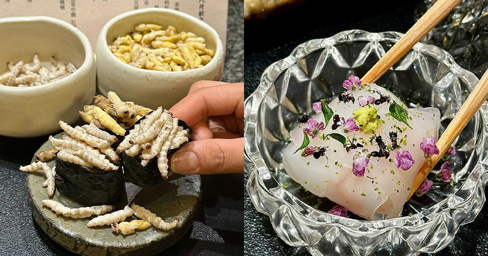 【深圳美食】日式獵奇食物Omakase~昆蟲壽司/天婦羅！