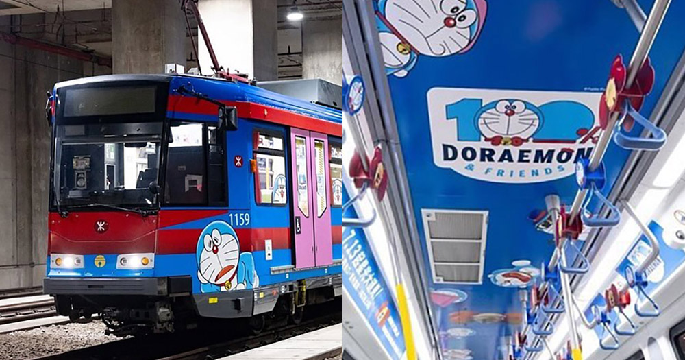 【多啦A夢輕鐵】屯門兆康站主題月台+列車！東鐵/機場快綫亦有主題列車遊走