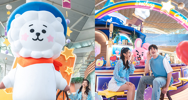 【暑假好去處2024】BT21打卡裝置登陸東涌東薈城，香港限定精品+期間限定主題美食