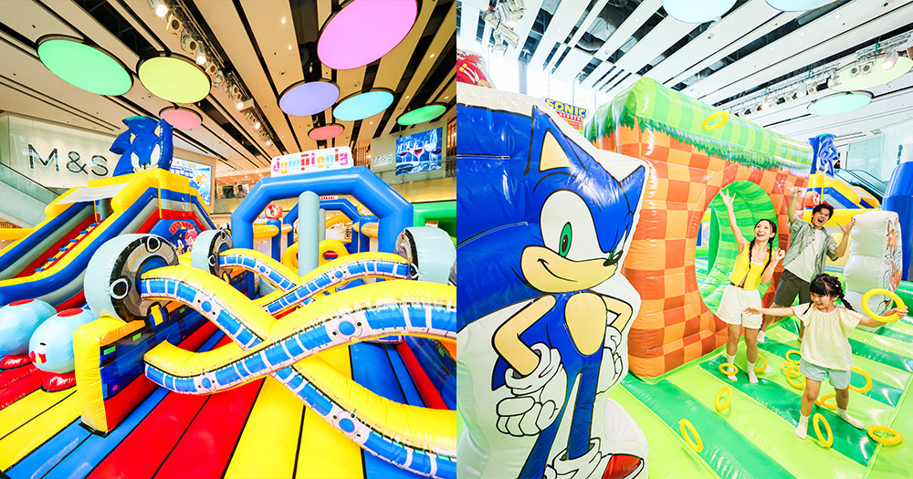 【暑假親子好去處】荃灣Jumptopia超音鼠主題充氣樂園 3大SONIC主題彈床+必玩8米高飛天滑梯