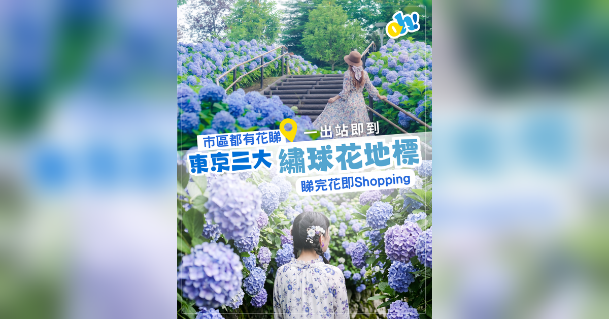 【日本自由行推介】東京市區三大賞花秘境!免搭長途車一出站即到 看滿開花海兼Shopping攻略